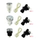 thumbnail image 2 of Cateissary 16A Un botón Encendido Apagado Interruptor de botón de aire Jet Set Baño Spa Tubería Triturador de basura Kit de botón de Juegos de accesorios de baño Color aleatorio 28mm Cateissary HA1927-01, 2 of 6
