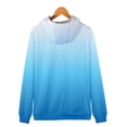 thumbnail image 2 of New Hoodies For Men/Women Zipper Sweatshirt Unisex Jackets Colourful Gradient Orange Hoodie Rainbow Zipper Hooded Coat, 2 of 3