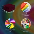 thumbnail image 4 of FabricLA Acrylic Felt Fabric - Pre Cut | 6" X 6" Inches | DIY Craft, Hobby, Costume, Decoration | Burgundy - 36 Pieces, 4 of 7