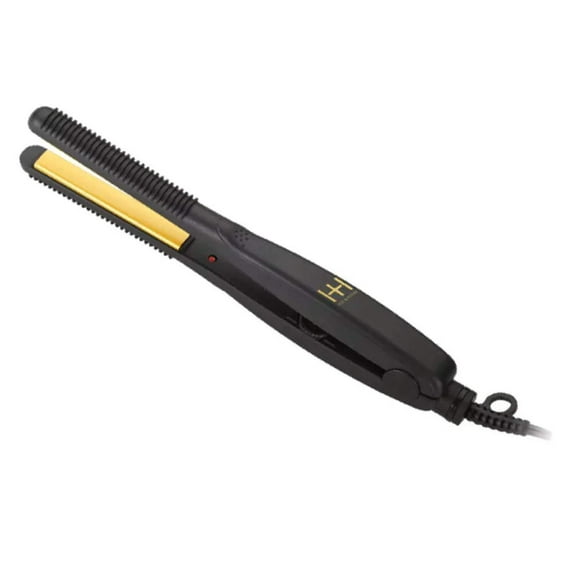 Hot Hotter Gold Ceramic Flat Iron - 1/2" Inch [05872]