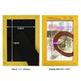 thumbnail image 4 of Rusted Loops II - Framed Print w/glass - Sunflower Yellow, 4 of 8