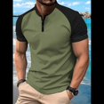thumbnail image 2 of Camisas Casuales para Hombre, Clásicas, de Golf, de Corta, con Botones y Bolsillo Verde XXL, 2 of 6