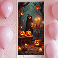 thumbnail image 4 of Design Halloween Banner LED Pumpkin Glowing Ghost Spooky Scene for Holiday Decoration Kids Party Event, 4 of 5