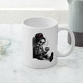 thumbnail image 4 of CafePress - Sitting And Holding A Steaming Cup Of Coffee - 20 Oz White Ceramic Mega Mug, 4 of 5