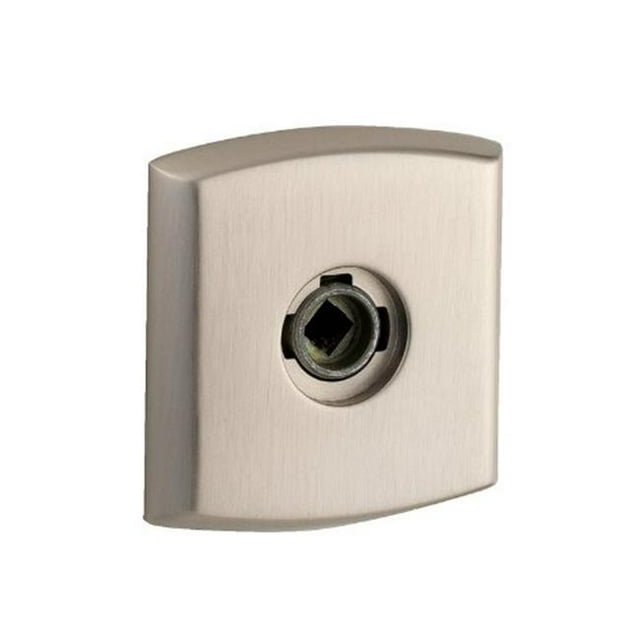 Baldwin R026264IDM 3 in. Soho Dummy Rosette, Satin Chrome