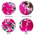 thumbnail image 3 of Bata kimono CRFASIBE talla 3XL con estampado de pavo real, set de 4 piezas, 3 of 6