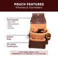 thumbnail image 3 of Bolsa para herramientas Occidental Leather Pro Trimmer con 9 bolsillos y soportes, 3 of 4