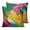 Green Yellow Red, variant on 24x24 Pillow Covers Set of 2, Colorful Pigment Throw Pillow Covers Decorative Couch Cushion Case, Abstract Color Block Oil Painting Microfiber Square Pillowcases for Bedroom Car Living Room