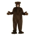 thumbnail image 1 of Adult Deluxe Furry Brown Bear Costume, 1 of 4