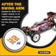 thumbnail image 4 of Remote Control Cars Actualice el brazo de swing de automóvil trasero Profesional Exquisito de vehículos Kits Set de herramientas Reemplazo para 44575 144001 Gold 2 PCS Inevent FN001434-03, 4 of 7
