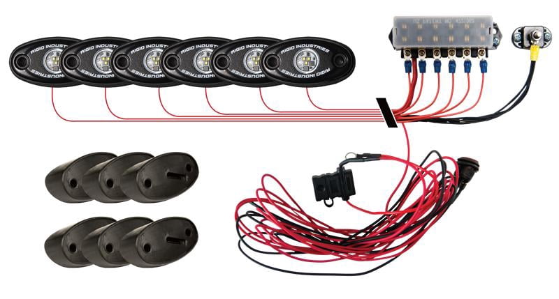 Rigid Industries Rock Light Kit- Blue (4 lights)