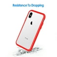 thumbnail image 5 of JETech Case for iPhone Xs and iPhone X, Shock-Absorption Bumper Cover (Red), 5 of 6