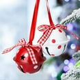 thumbnail image 3 of BQBQERT 12 Pcs Large Christmas Pendant Set Christmas Bells Craft Metal, 3 of 9