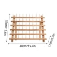 thumbnail image 2 of Wooden Thread Spool Holder for Sewing Organization Wall Mounted Rack Storage Shelf Craft Room, 2 of 6