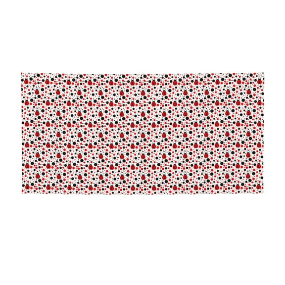 Picia Ladybugs 2 Pattern Party Banner, Festive Decoration, Holiday Banner, Celebration Decor, Event Banner, Reusable Party Banner-Small