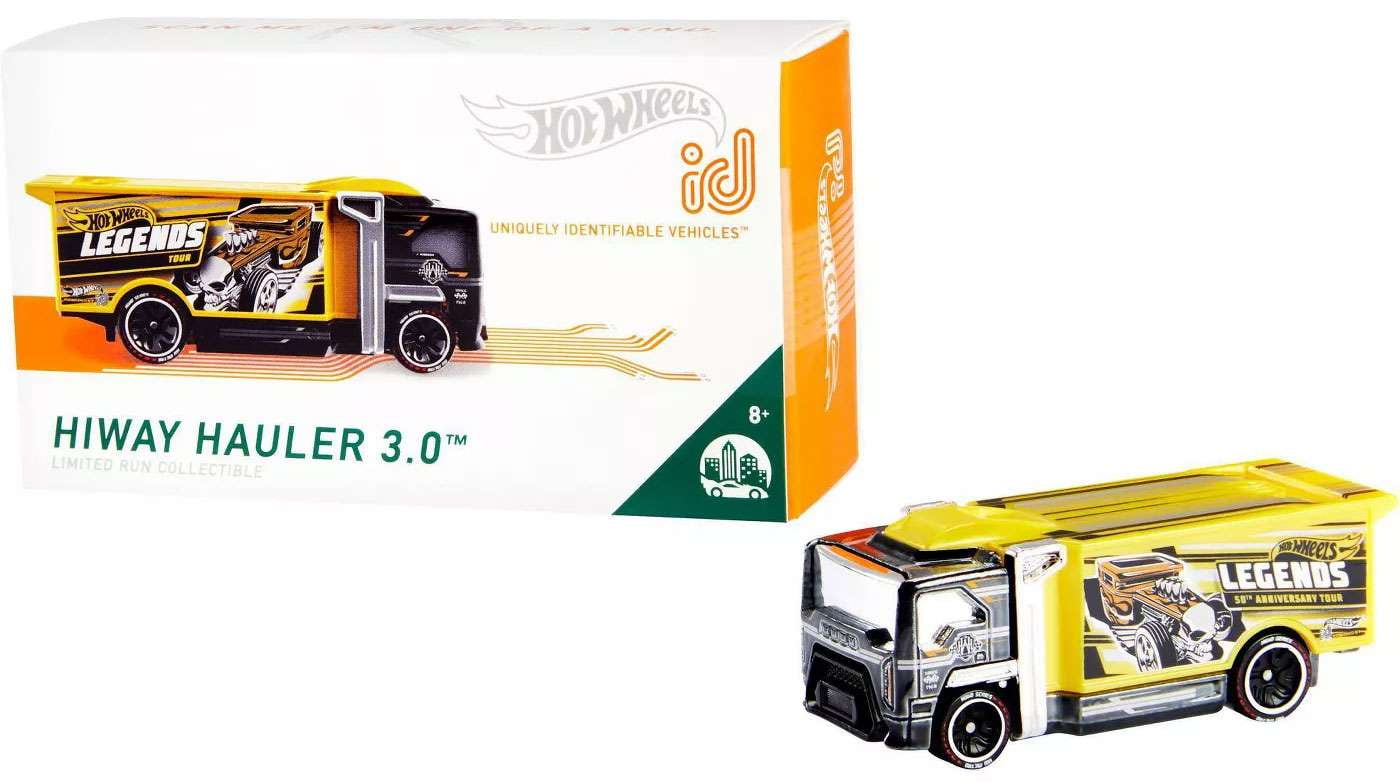 Hot Wheels ID Hiway Hauler 3.0 Diecast Car - Walmart.com