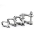 thumbnail image 4 of 4Pcs Stainless Steel M8 D Ring Screw Shackles , Shackle with Pin Connector Heavy Duty Rigging, Tie Downs, Hanging，Connector for and Rope., 4 of 8