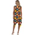 thumbnail image 6 of HELLHERO Easter Egg Asymmetric Beach Skirt, Side Pockets Summer Sleeveless Dress Non-Fade Non Fade Sleeveless Sundress for Vacation Dating, 6 of 8