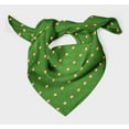 thumbnail image 3 of Bimba Green Diamond Geometric Pure Silk Printed Head Bandanas Summer Neck Wrap Scarf 40 x 40 Inches, 3 of 6