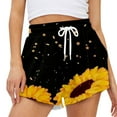 thumbnail image 1 of Aayomet Shorts pour Femmes Mode Décontractée avec Poches (Jaune, G), 1 of 3