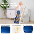 thumbnail image 4 of Asiento para ir al baño y taburete para niños pequeños PRIMLECT Blue, 4 of 7