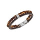 thumbnail image 4 of Pulsera Fossil JF03118040 de Cuero con Cuentas de Ojo de Tigre, 4 of 6