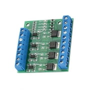 MOSFET Module,PWM 4-Channel MOS FET Module PLC Circuit Board Driver Module 3-20V To 3.7-27VDC 10A,PWM MOS Module