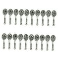 thumbnail image 4 of WASHWEPE 20Ud Charms Colgantes De Aleación Plateada Para Creación De Collares Y Pulseras, 4 of 8