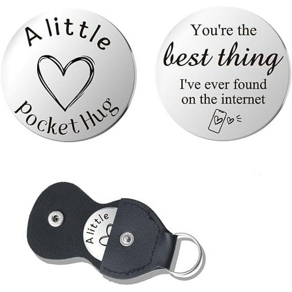 Pocket Hug Token for Women Men Him Birthday Inspirational Gifts for Daughter Friend Long Distance Gifts for Wife Mom
