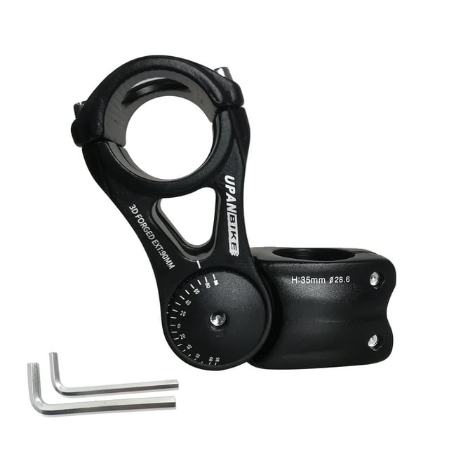Upanbike Bike Adjustable Stem 31.8mm 4.3inch Long (90mm) Mountain