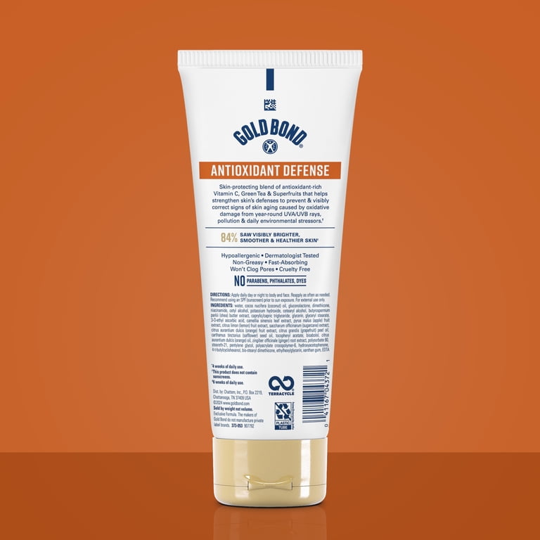 Gold Bond Age Renew Antioxidant Defense Body Face Lotion 8 oz