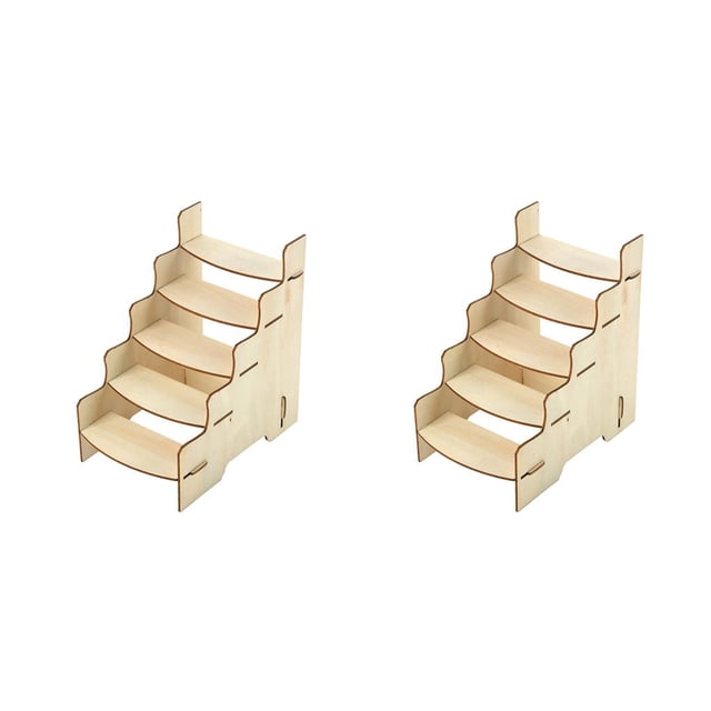Ounissouiy Modelo de organizador de almacenamiento de pintura, bastidores de escritorio de madera, práctico contenedor de herramientas simples, estantes de Type2 NO2 Ounissouiy CBP204865