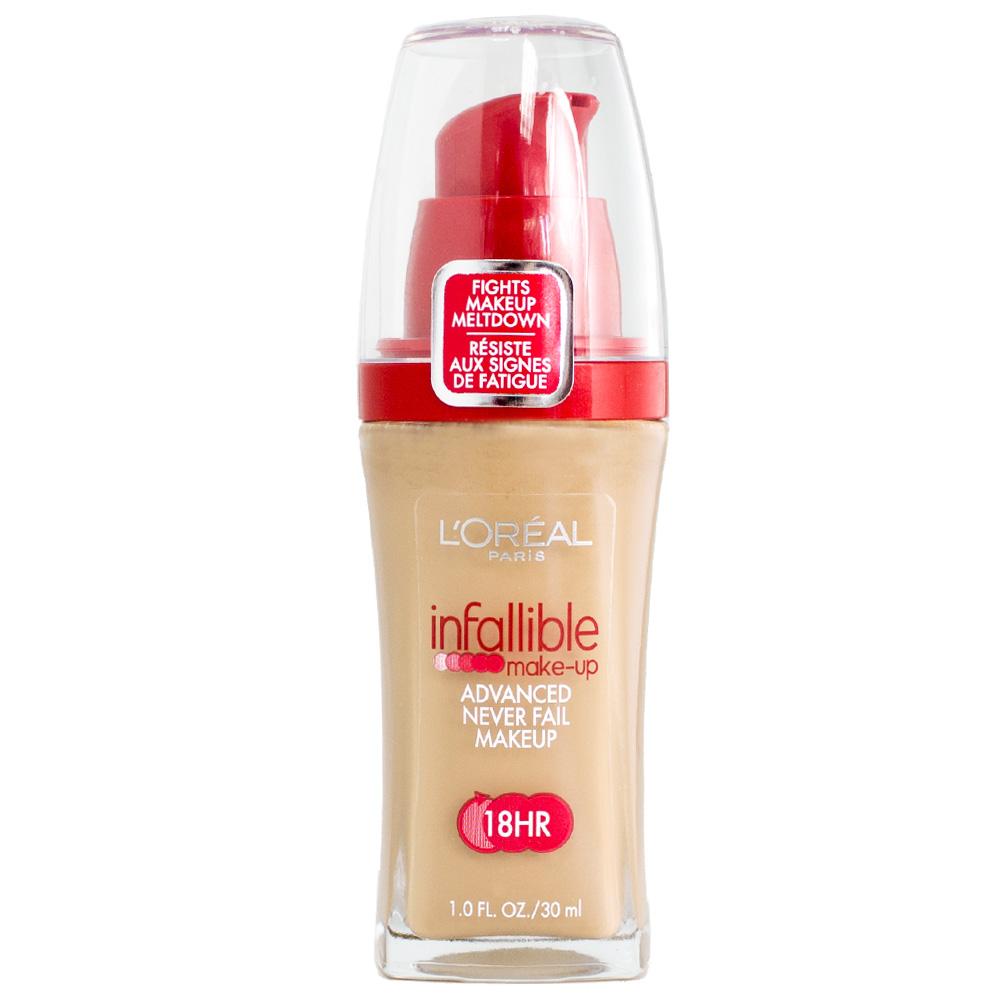 L'Oreal Paris Infallible Never Fail Liquid Makeup with SPF 20, Nude Beige - image 3 of 12