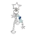 thumbnail image 3 of Unique Bargains 1 Pc Handbag Charm Keychain Durable Metal Bag Accessories Silver Tone Blue, 3 of 6