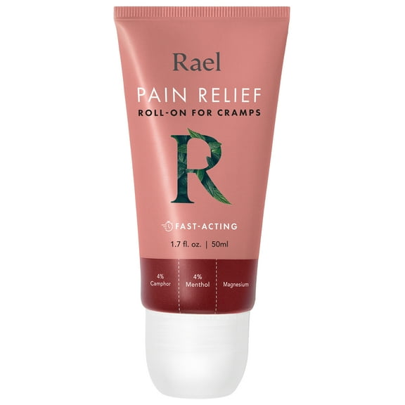 Rael Pain Relief Roll-on for Period Cramps & Body Aches, 1.7 oz