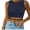 Navy, variant on Womens Sleeveless Workout Tops, High Neck Cutout Cropped Sleeveless Tee Sports Tank Cami Tops Summer Tank Tops for Women 2025 White S
