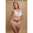 thumbnail image 3 of Women's Cottonique W22219 Latex Free Organic Cotton Drawstring Brief 2 Pack (Natural 6), 3 of 5