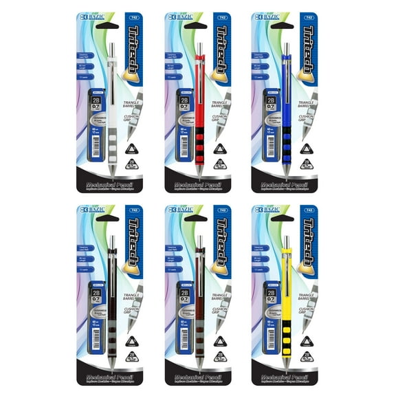 BAZIC Tritech 0.7 mm Mechanical Pencil w/ Ceramics High-Quality Lead [742]
