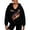 Black, variant on German Eagle Flag Graphic Zip Up Hoodie Women's Drawstring Pocket Oversized Fleece Layering Jacket 1PC S-XXXXL Plus Size Friendly
