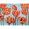 thumbnail image 3 of Popp, Grace 18x15 Black Modern Framed Museum Art Print Titled - Ruby Tulips I, 3 of 5