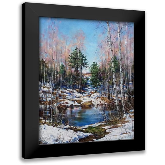 Cernov, Ivan 12x14 Black Modern Framed Museum Art Print Titled - Breath of March