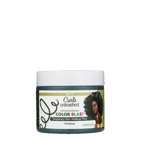 ORS Curls Unleashed Color Blast Temporary Color Wax Infused with Beeswax & Castor Oil Huntress 6.0 oz