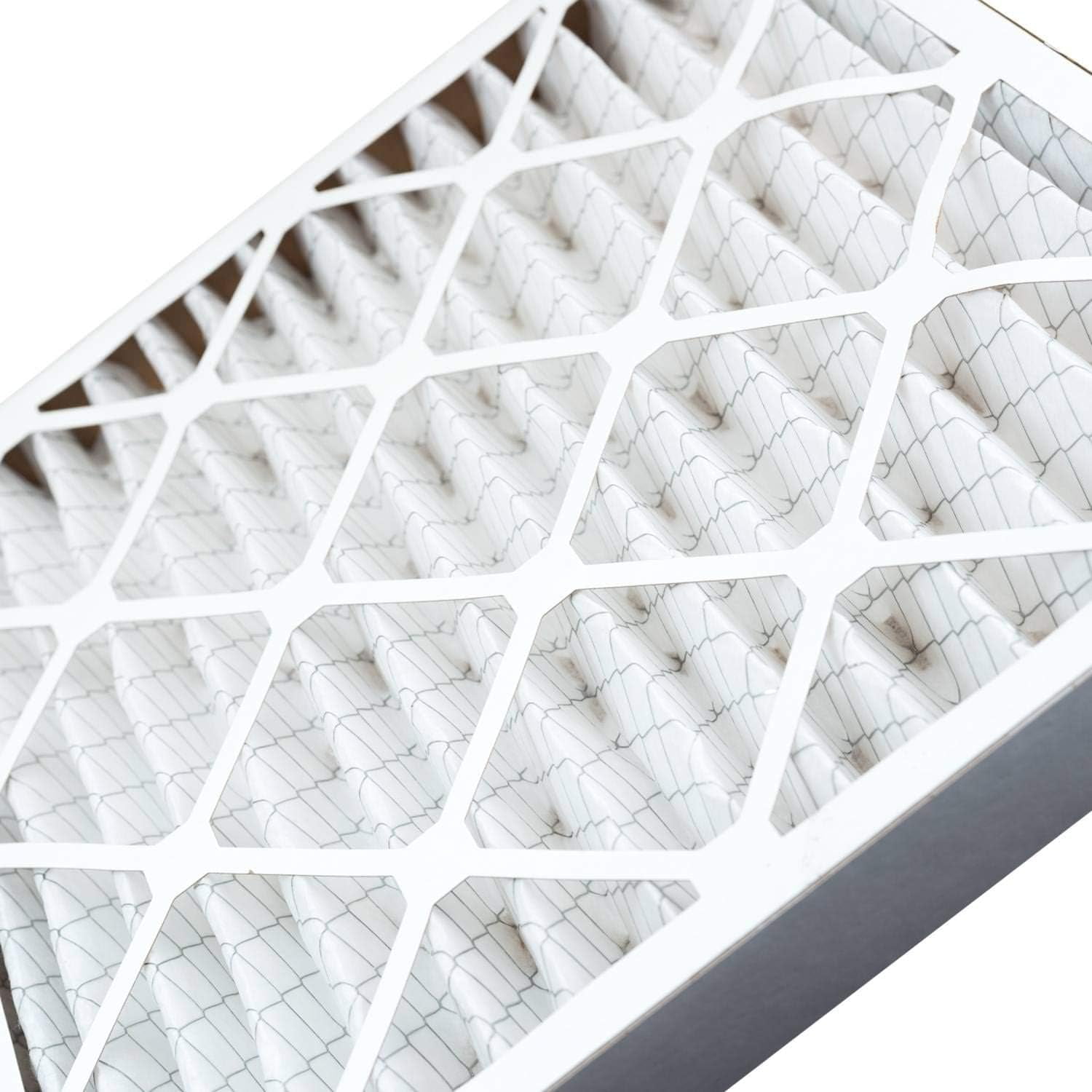 Filter King 16-3/8x21-1/2x1 Air Filter | 4-PACK | MERV 8 HVAC Pleated A/C Furnace Filters | MADE IN USA | Actual Size: 16.38 x 21.5 x .75"
