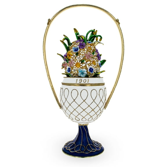 1901 Basket of Flowers Royal Easter Egg
