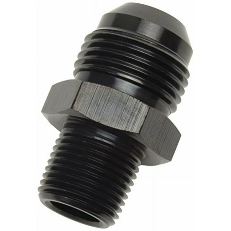 Russell Adapter Fitting #6 to 1/2 NPT Straight Black 670153 Russell Adapter Fitting #6 to 1/2 NPT Straight Black 670153