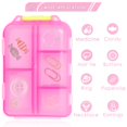 thumbnail image 5 of WUSUTE 2 Pcs Pill Organizer with Medicine Labels, Travel Pill Box Daily Pill, 5 of 7