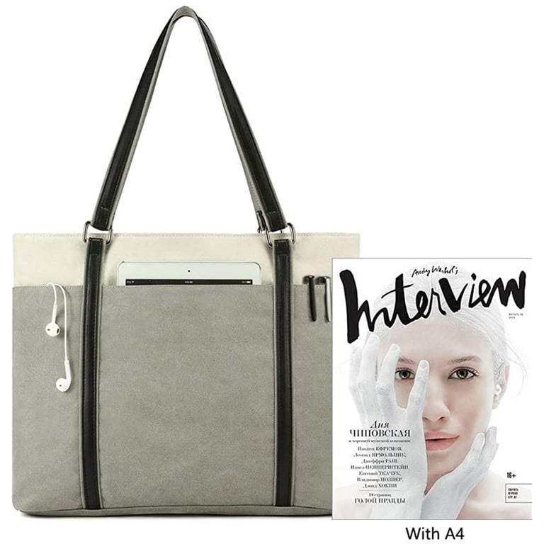 CoCopeanut Tote Bag for Women Fashion Canvas Designer Splice Handbag Purse  Shoulder Bag 