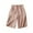 Z-Khaki656, variant on JIAYUE Women's Shorts Bermuda Solid Color Casual High Waisted Lightweight Button Down Comfy With Pockets Breathable Female Bottoms