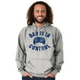 thumbnail image 4 of Father's Day Gamer Dad is in Control Men's Big & Tall Graphic Hoodie Brisco Brands 3X, 4 of 5