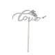 thumbnail image 4 of Accesorios para Pastel Baoblaze Glitter Love Toppers para boda plata, 4 of 8